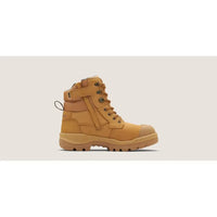 Blundstone RotoFlex Wheat water-resistant nubuck 150mm zip sided safety boot - 8060-Queensland Workwear Supplies