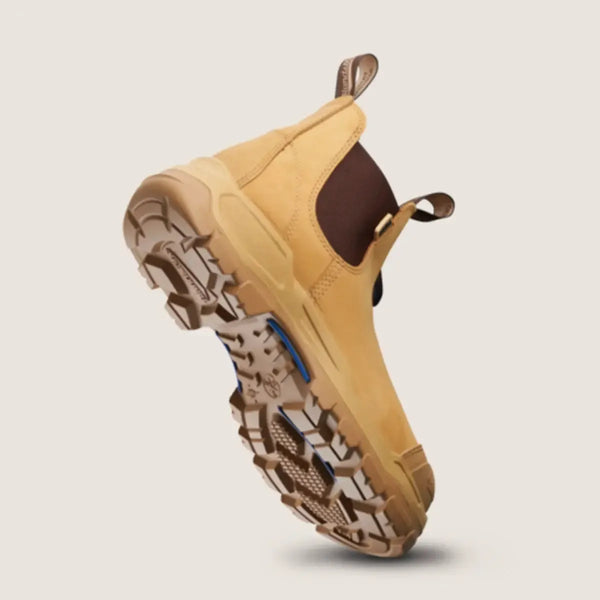 Blundstone RotoFlex Wheat water-resistant nubuck elastic side safety boot - 9000-Queensland Workwear Supplies