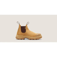 Blundstone RotoFlex Wheat water-resistant nubuck elastic side safety boot - 9000-Queensland Workwear Supplies