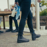 Blundstone Unisex Black Elastic Sided V-Cut Boot - 610-Queensland Workwear Supplies