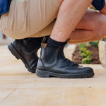 Blundstone Unisex Black Work Boot V-Cut 610-Queensland Workwear Supplies