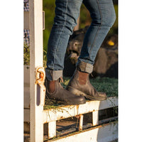 Blundstone Unisex V Cut Elastic Side non-Safety Work Boot 600-Queensland Workwear Supplies
