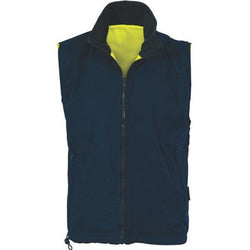 DNC HiVis 2-Tone Zip Reversible Vest - 3826