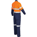 DNC Patron Saint Taped Flame Retardant 2-Tone Coveralls - 3426-Queensland Workwear Supplies