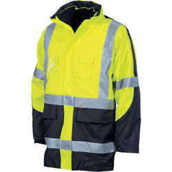DNC Taped Hi Vis X-Back 2-Tone 6in1 Contrast Jacket - 3998