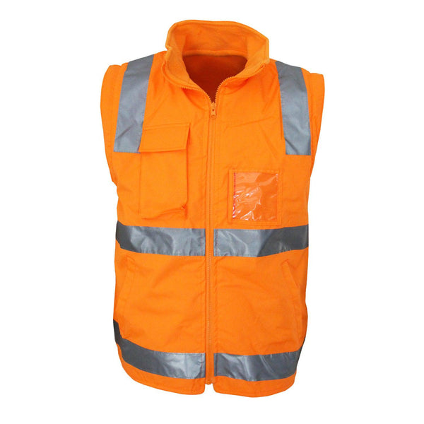 DNC VIC Rail Reversible Vest - 3969-Queensland Workwear Supplies