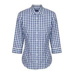Gloweave Career RoyOxf Gingham CR S-Queensland Workwear Supplies