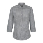 Gloweave Career Westgarth WOMEN'S GINGHAM 3/4 SLEEVE SHIRT-Queensland Workwear Supplies