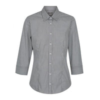 Gloweave Career Westgarth WOMEN'S GINGHAM 3/4 SLEEVE SHIRT-Queensland Workwear Supplies