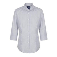 Gloweave Career Westgarth WOMEN'S GINGHAM 3/4 SLEEVE SHIRT-Queensland Workwear Supplies