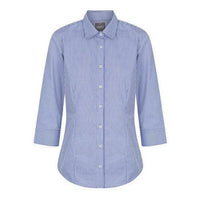 Gloweave Career Westgarth WOMEN'S GINGHAM 3/4 SLEEVE SHIRT-Queensland Workwear Supplies
