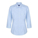Gloweave Career Westgarth WOMEN'S GINGHAM 3/4 SLEEVE SHIRT-Queensland Workwear Supplies