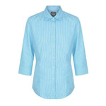 Gloweave Career Westgarth WOMEN'S GINGHAM 3/4 SLEEVE SHIRT-Queensland Workwear Supplies
