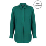 Gloweave L Slv 1/2 Placket Blouse - 1797WL-Queensland Workwear Supplies