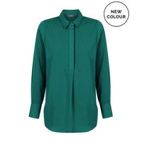 Gloweave L Slv 1/2 Placket Blouse - 1797WL-Queensland Workwear Supplies