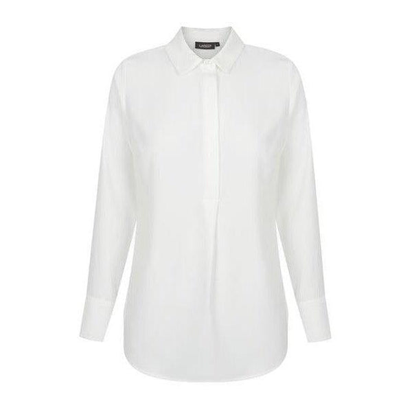 Gloweave L Slv 1/2 Placket Blouse - 1797WL-Queensland Workwear Supplies