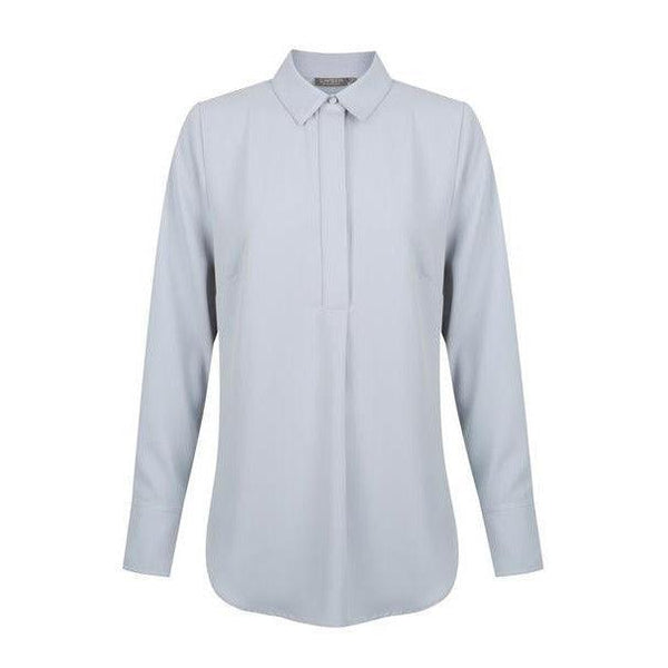 Gloweave L Slv 1/2 Placket Blouse - 1797WL-Queensland Workwear Supplies