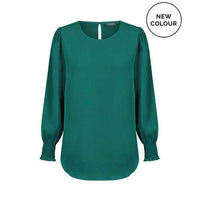 Gloweave Women's Shirred Cuff Top - 1796WL-Queensland Workwear Supplies