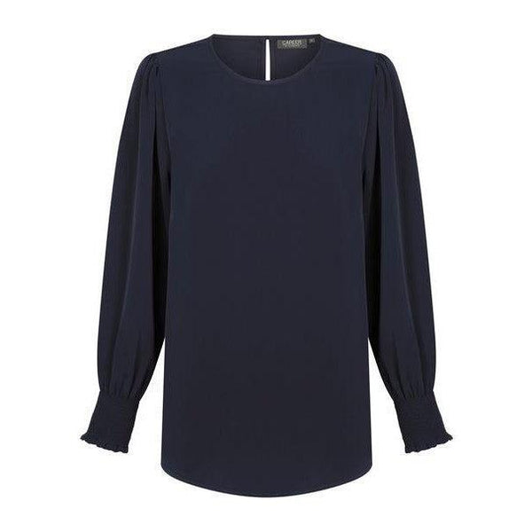 Gloweave Women's Shirred Cuff Top - 1796WL-Queensland Workwear Supplies
