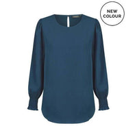 Gloweave Women's Shirred Cuff Top - 1796WL-Queensland Workwear Supplies