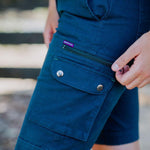 Green Hip Womens Cargo Shorts (Give Cargo) - S-GCAR-Queensland Workwear Supplies