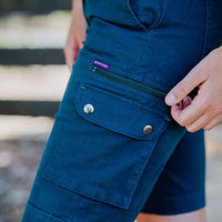Green Hip Womens Cargo Shorts (Give Cargo) - S-GCAR-Queensland Workwear Supplies