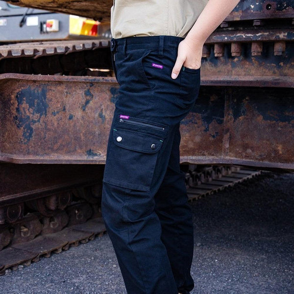 Green Hip Women's Pants Give Cargo - P-GCAR-Queensland Workwear Supplies