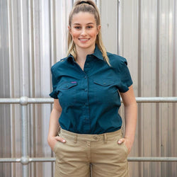 Green Hip Womens Shirt Extended Short Sleeve Land Roamer SSS-EXT