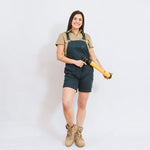 Green Hip Women's Shortalls - S-ALLW-Queensland Workwear Supplies