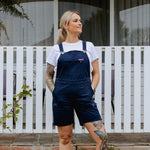 Green Hip Women's Shortalls - S-ALLW-Queensland Workwear Supplies