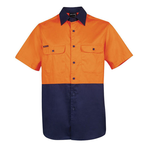 Jb's Hi Vis S/s 150g Shirt - 6HWSS-Queensland Workwear Supplies