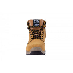 KINGS 15532Z WHEAT LACE UP ZIP SIDE BOOT