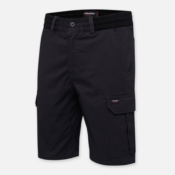 King Gee Tradies Comfort Waist Work Shorts - K17007-Queensland Workwear Supplies