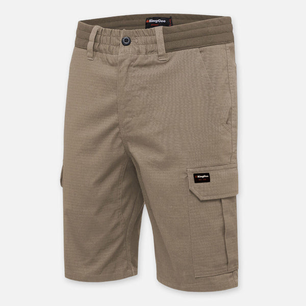 King Gee Tradies Comfort Waist Work Shorts - K17007-Queensland Workwear Supplies