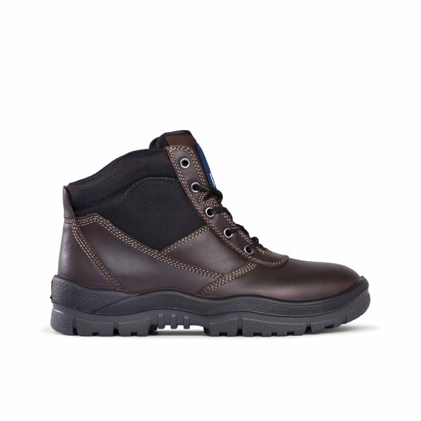 Mongrel Brown Lace Up Boot - 260030-Queensland Workwear Supplies