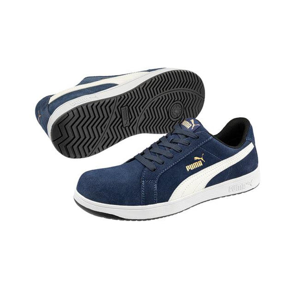 PUMA SAFETY ICONIC BLUE/WHITE-640027-Queensland Workwear Supplies