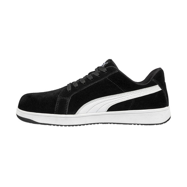 Puma Safety Shoe, Iconic Black/White - 640017-Queensland Workwear Supplies