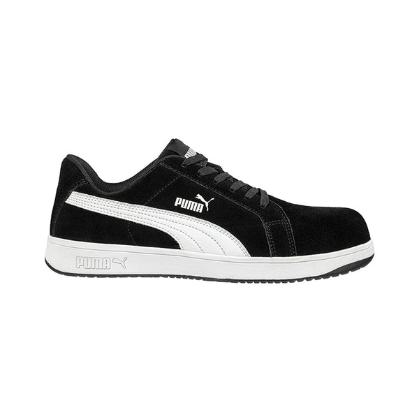 Puma Safety Shoe, Iconic Black/White - 640017-Queensland Workwear Supplies