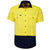 Ritemate 2 Tone Open Front Short Sleeve Shirt - RM1050S-Queensland Workwear Supplies