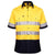 Ritemate 2 Tone Open Front, Short Sleeved Shirt with 3M Reflective Tape - RM1050RS-Queensland Workwear Supplies