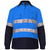 Ritemate Closed Front Long Sleeved 2 Tone 3M Reflective Tape Shirt - RM105CFR-Queensland Workwear Supplies