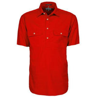 Ritemate Mens Pilbara Closed Front Short Sleeve Shirt - RM200CFS-Queensland Workwear Supplies
