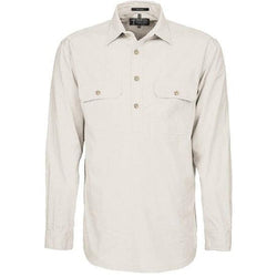 Ritemate Men's Pilbara Heavy Weight Closed Front Long Sleeved Shirt - RM800CF