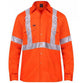 Ritemate Open Front Long Sleeve Mens 3M Tape "X" Design - RM106XR