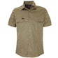 Ritemate Open Front Short Sleeve Mens Shirt - RM1000S