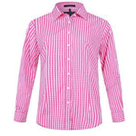 Ritemate Pilbara Ladies Check Long Sleeve Shirt - RMPC003-Queensland Workwear Supplies