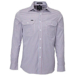 Ritemate Pilbara Men's Long Sleeve shirt, Double Pockets - RMPC011