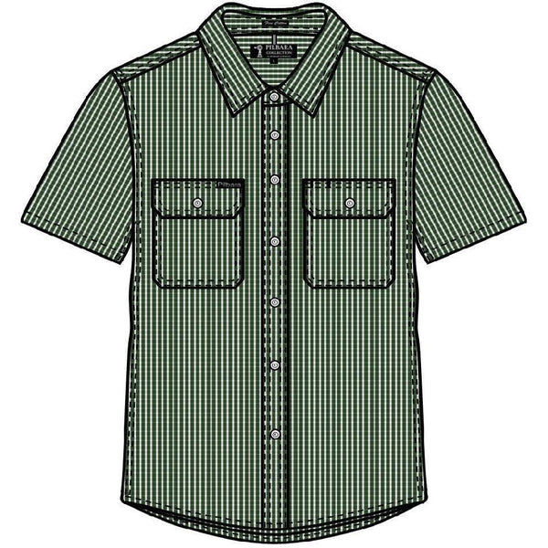 Ritemate Pilbara Men's Short Sleeve Shirt, Double Pockets - RMPC009S-Queensland Workwear Supplies