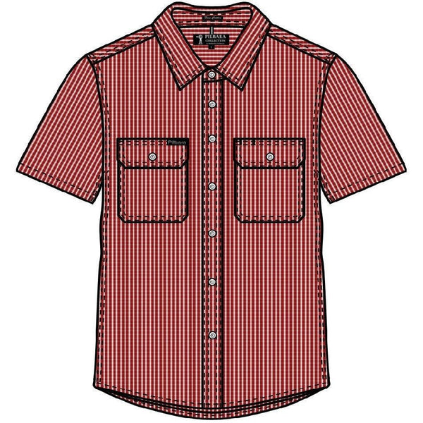 Ritemate Pilbara Men's Short Sleeve Shirt, Double Pockets - RMPC009S-Queensland Workwear Supplies
