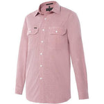Ritemate Pilbara Mens Yarn Dyed, Check, Dual Pocket, Long Sleeve Shirt - RMPC063-Queensland Workwear Supplies